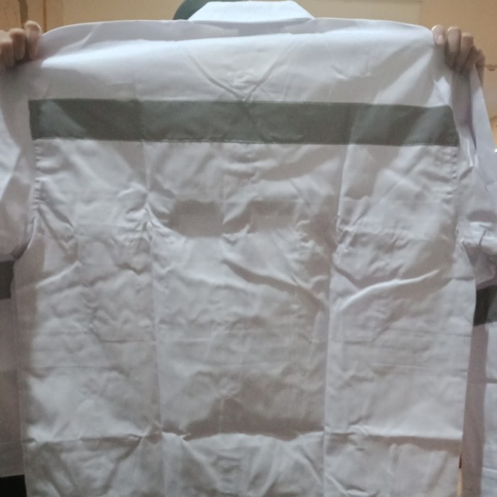 BAJU SAFETY ATASAN LENGAN PANJANG IMJ WARNA PUTIH