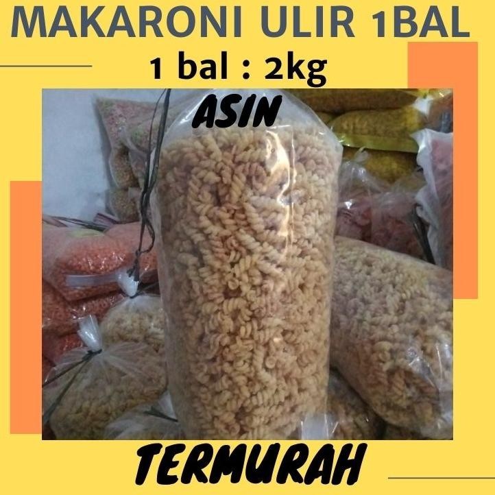 

CR - Makaroni Ulir / Makaroni Spiral Pedas dan Asin 1kg Cemilan Tradisional TERLARIS