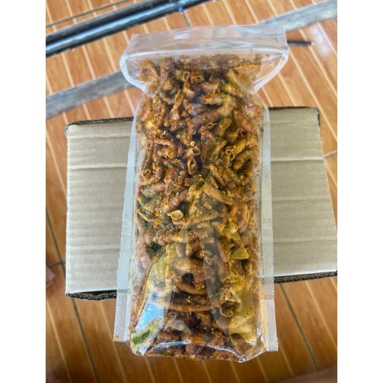 

CR - Kripik usus PEDAS daun jeruk 500gr TERLARIS