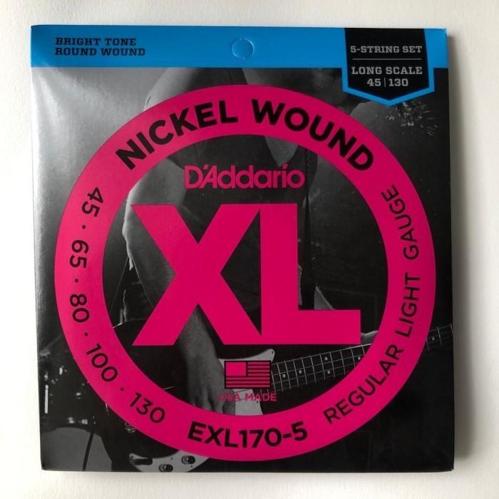 Senar Bass D'Addario D Addario Exl 170-5 5Senar Original