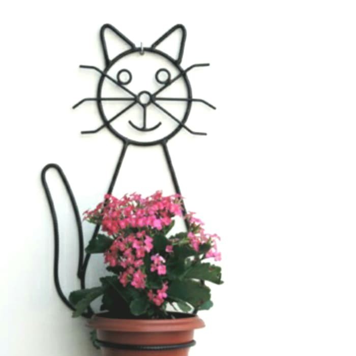 Terlaris Sale Rak Pot Besi Tempel Pot Besi Gantung Hiasan Dinding Unik Model Promo Terbaru