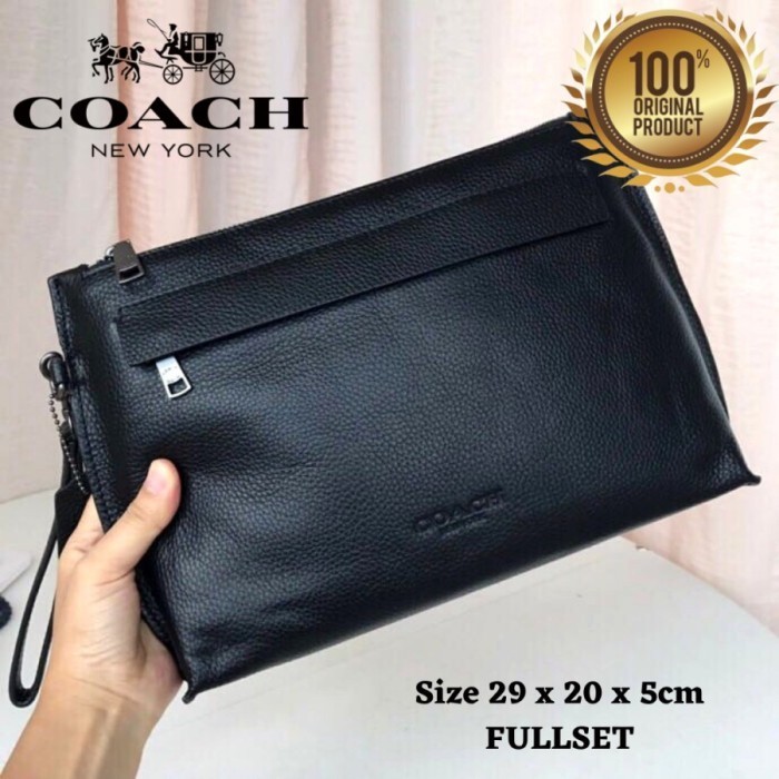Ch Men Wrislet In Bla Leather Ch Pouch Men Clutch