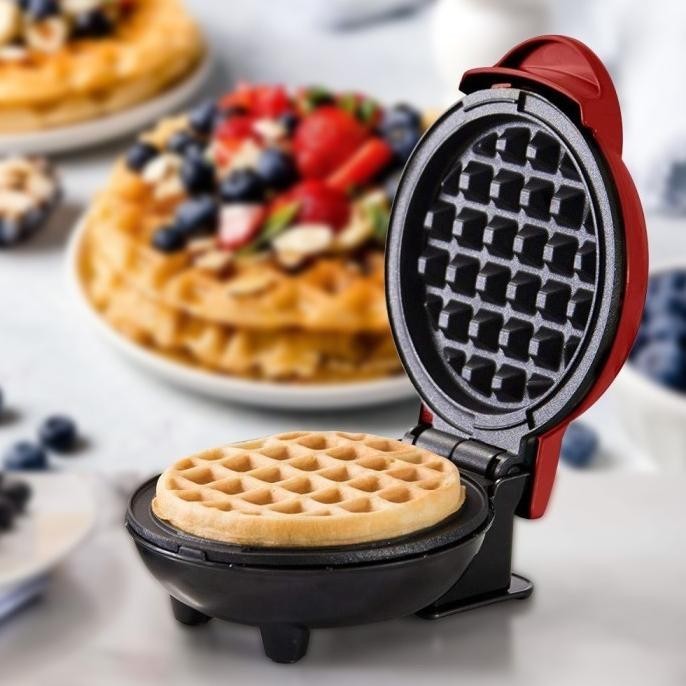 Alat Pembuat Waffle Cetakan Waffle Listrik Anti Lengket Low Watt Verttuan