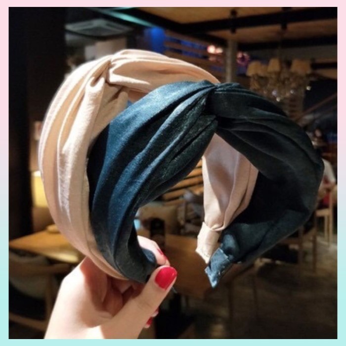 SALE bando polos korea wanita dewasa bandana kain ringan cantik fashion Limited