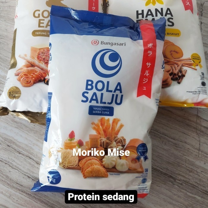 

Tepung Terigu Bola Salju 1Kg Bungasari / Terigu Protein Sedang 067