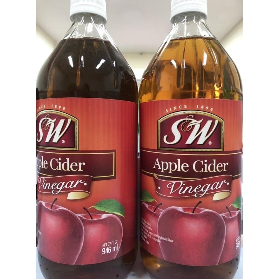 

BR SW | S&W Apple Cider Vinegar | Cuka Apel 946ml