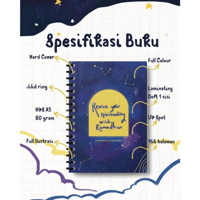 

BARANG TERLARIS Ramadhan Planner + Free Journal Kit, notebook, kelas pendampingan