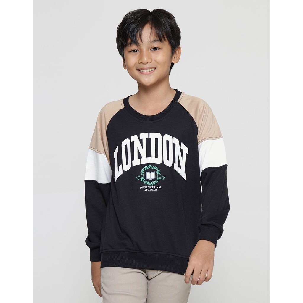 Nevada London Print Sweater Anak Laki-laki 119915344