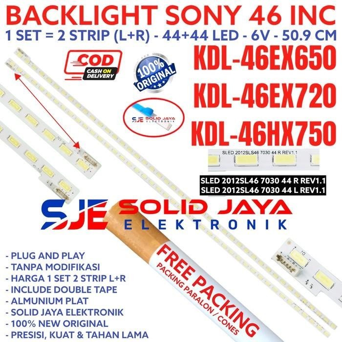 BACKLIGHT TV LED SONY 46 KDL46EX650 KDL46EX720 KDL46HX750 LAMPU BL 46H