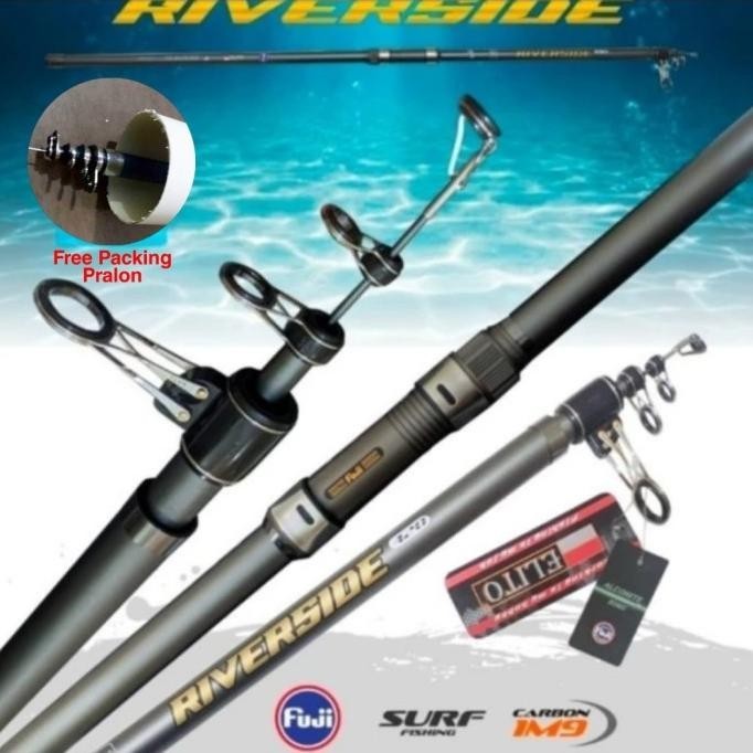 Joran Antena Surf Elito Riverside cincin Full Fuji