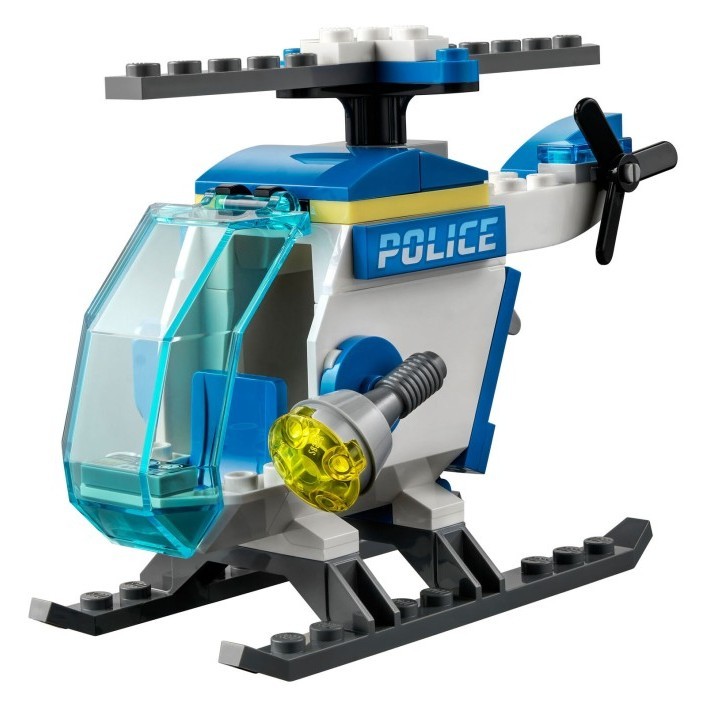FLASH SALE LEGO CITY-60275 POLICE HELICOPTER SET PILOT AIRPLANE COP BUILDING TOY TERMURAH