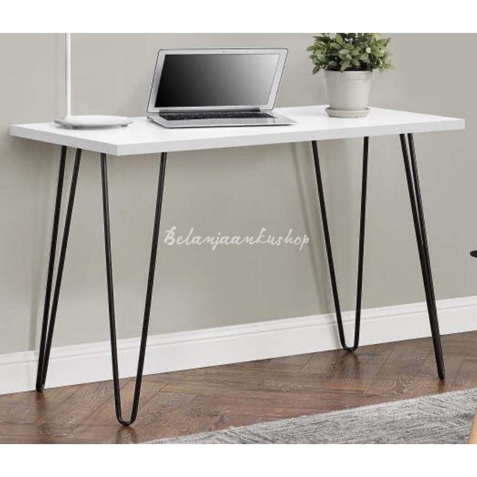 Meja Laptop R Kerja | Meja Serbaa Kaki Besi | Meja Belajar | Meja Modern Minimalis