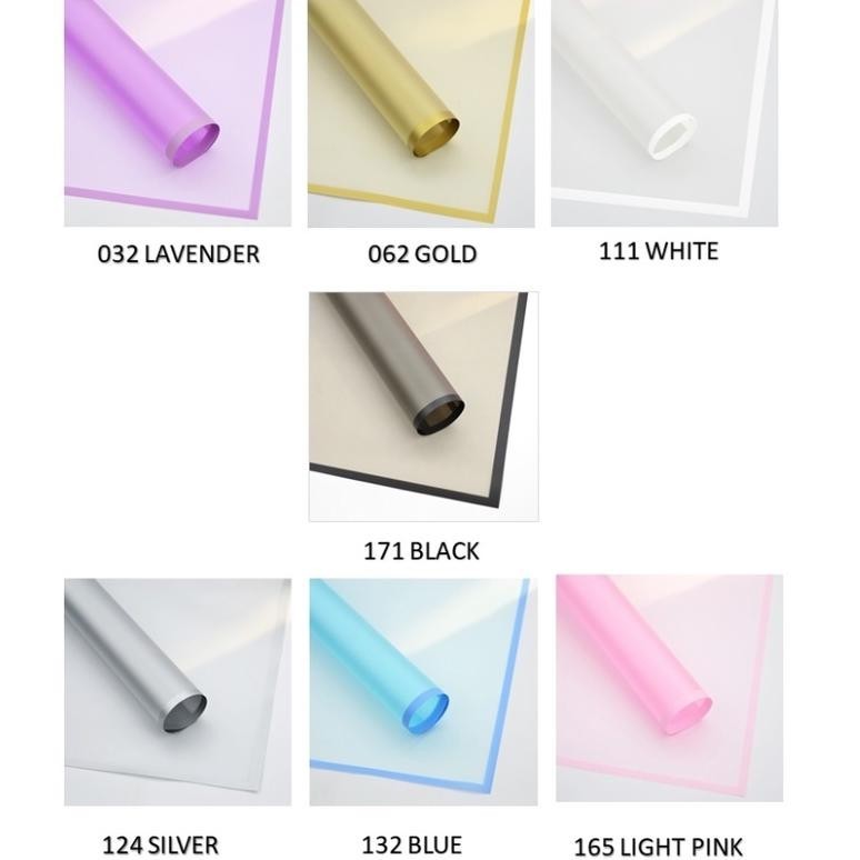 

Berkualitas tinggi, harga yang membuat senang hati." [20 LEMBAR] Flower Wrapping Paper Translusen List Kertas Buket Bunga Korea Cellophane ||