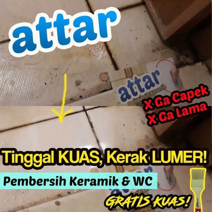 Pembersih Serbaguna Murah /Attar Power Cairan Pembersih Kerak Keramik