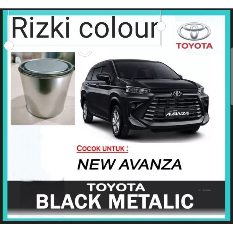 Cat Toyota New Avanza Black Metallic Cat Toyota Avanza Baru PU 1kg