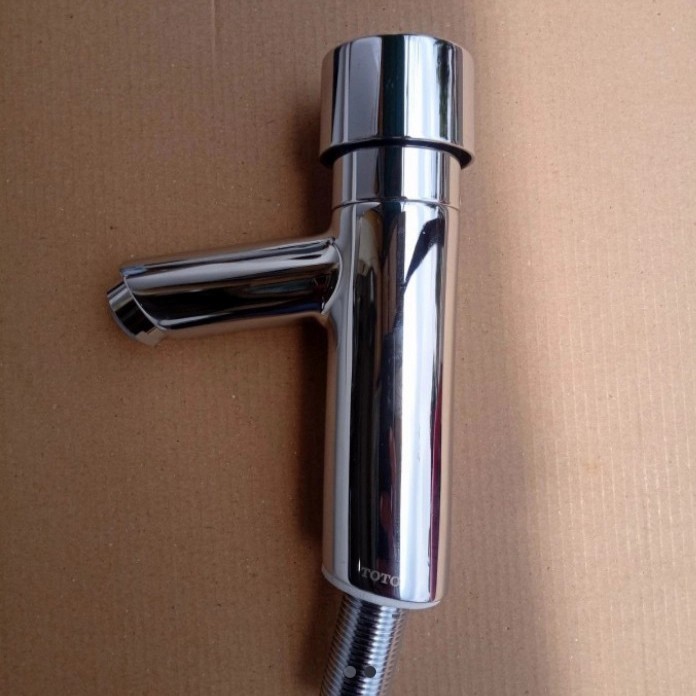 kran wastafel cuci tangan toto | keran push wastafel | kran otomatis