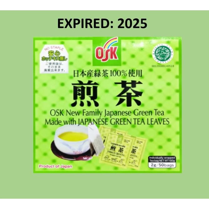 

OSK Japanese Green Tea/ Teh Hijau OSK Jepang (50 Sachet) BS09