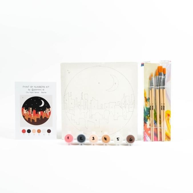 

Paint by Numbers Kit: City Night Series - Skyline | Paint Inc