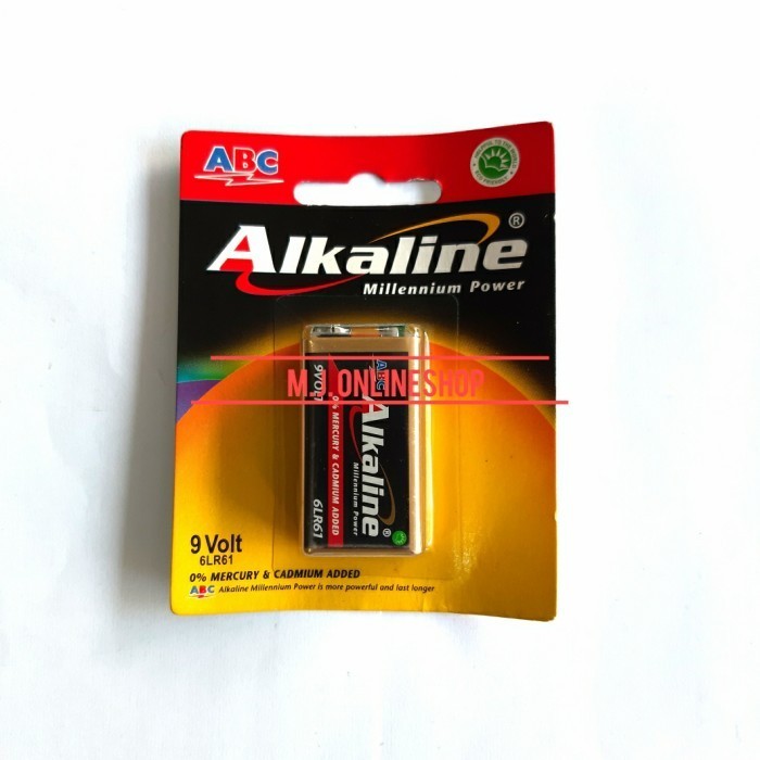 [Box] Abc Alkaline 9V R61 Battere Baterai Kotak Per Pack [Mini]