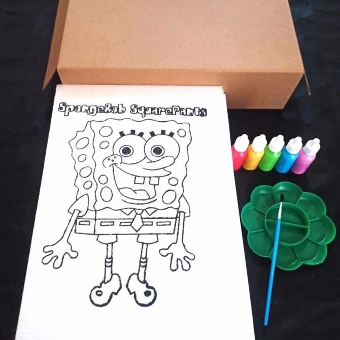 

paket melukis dan mewarnai 6 gambar