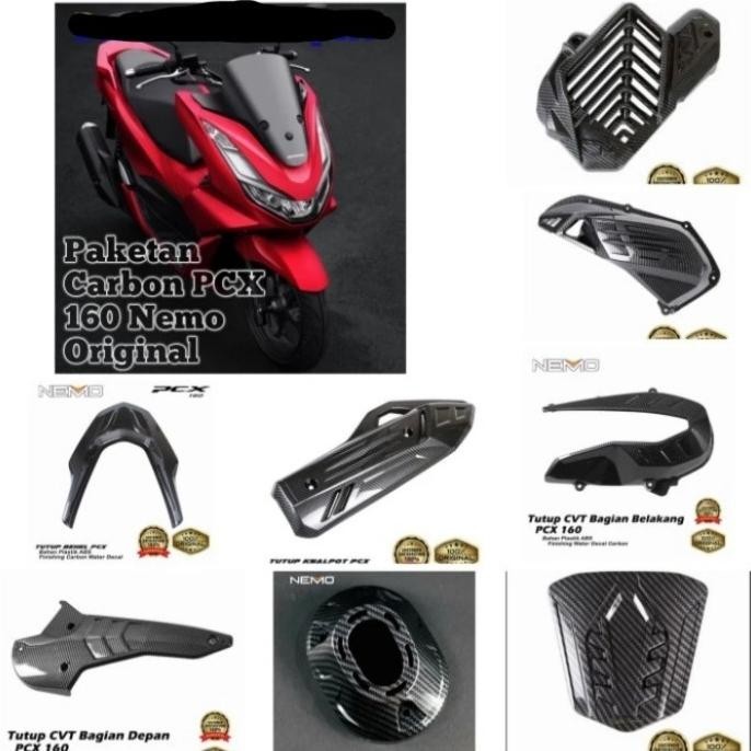 Aksesoris Cover Carbon New PCX 160 Nemo