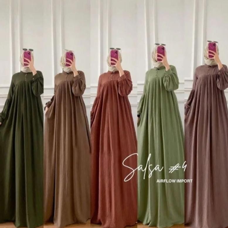 GAMIS SALSA JUMBO CRINKLE AIRFLOW LD 120cm PB 140cm / DRESS CRINKLE / GAMIS CRINKLE