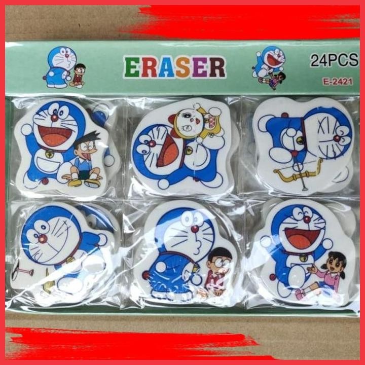 

(ANTI) PENGHAPUS PENSIL BENTUK DORAEMON ISI 24