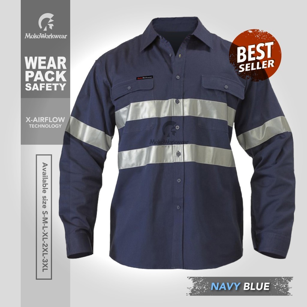 [FRESH STYLE] GET IT NOW BAJU KERJA SAFETY / SERAGAM WEARPACK LAPANGAN Wearpack Coverall Safety /