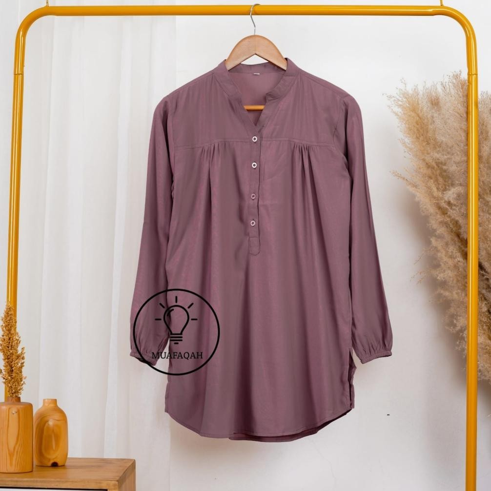 Top Muafaqah | Blus Wanita Santai Bahan Di Jamin Adem Ukuran Lengkap Sampai Jumbo