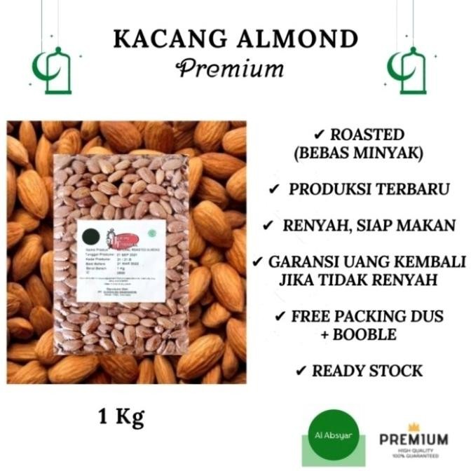 

Sale Now Kacang Almond Panggang Kupas Booster Asli Berkualitas