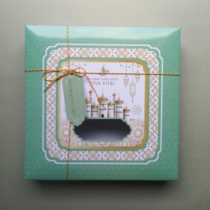 

Box Kue Kering Dus Kue Lebaran Hampers Selamat Idul Fitri Ukrn 25X25Cm 056