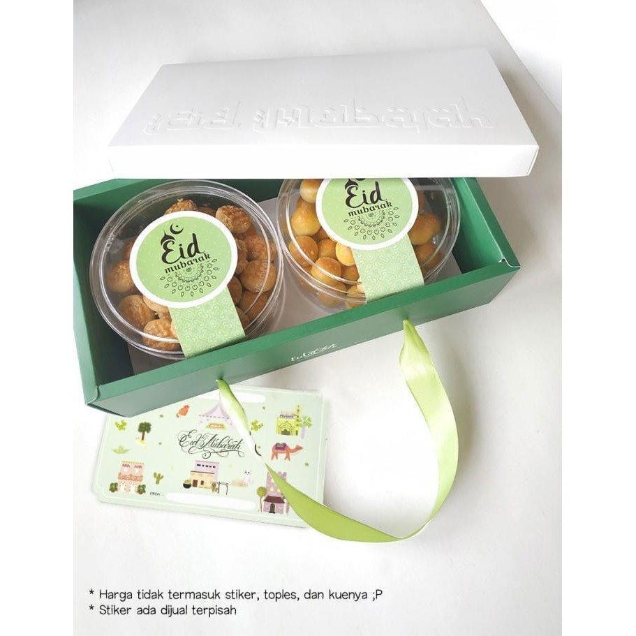 

Kardus Tenteng Lebaran Dus Toples Cookies 500Gr Isi 2 Box Idul Fitri 049