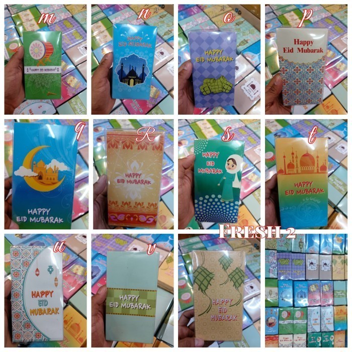 

50 Pcs Amplop Lebaran Panjangterlaris