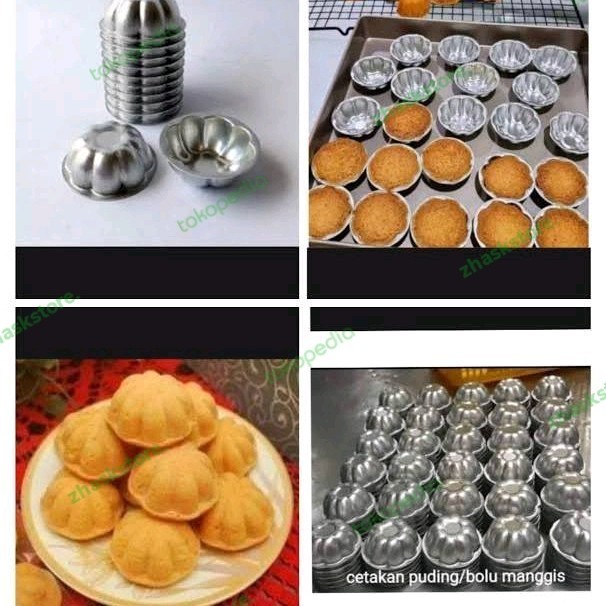 

Cetakan Kue Lu Bentuk Manggis Isi 6Pcs/Kue Kering Bahan Alumunium