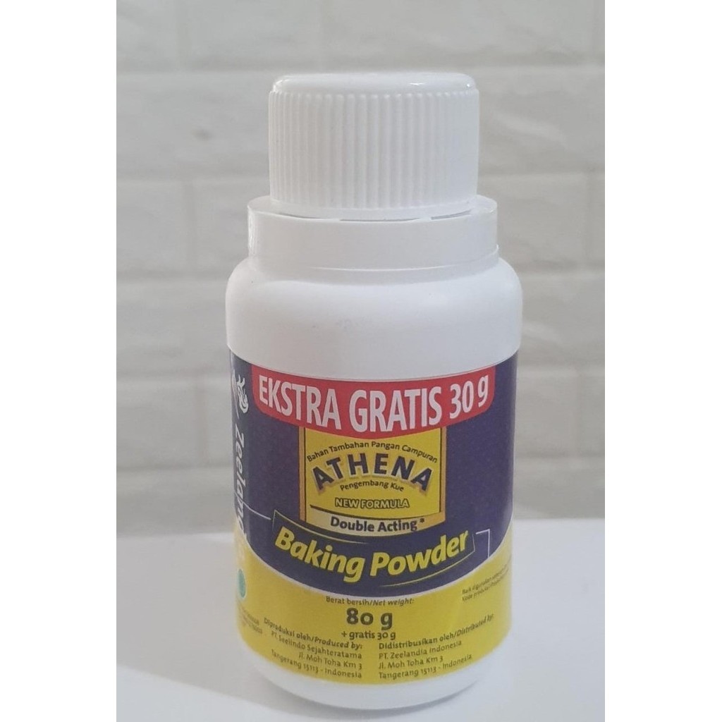 

Baking Powder Athena Double Acting Bahan Pengembang Kue Cake