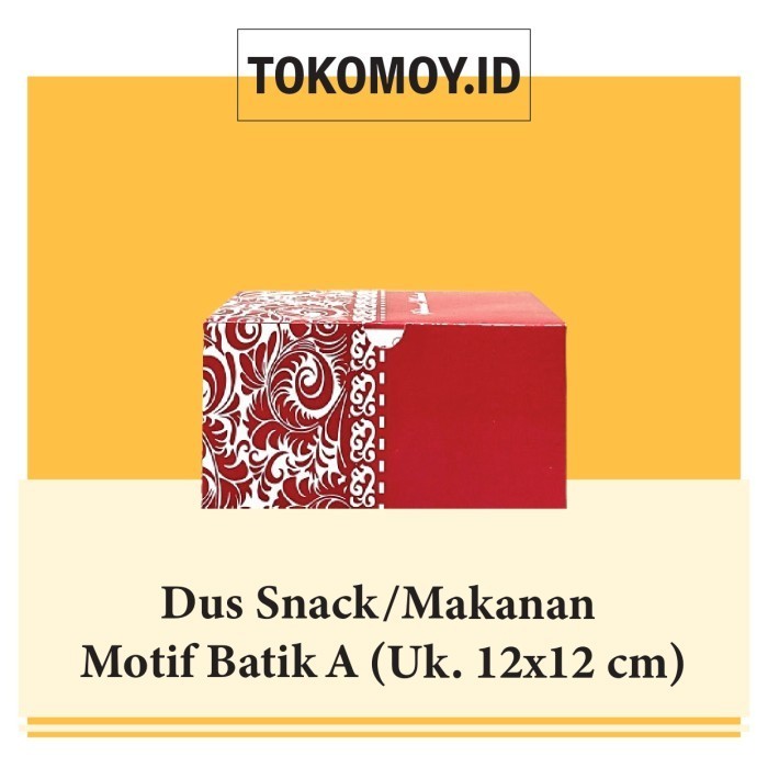 

Dus Snack / Snack / Dus Kue Bahan Duplek Tebal - Motif Batik A