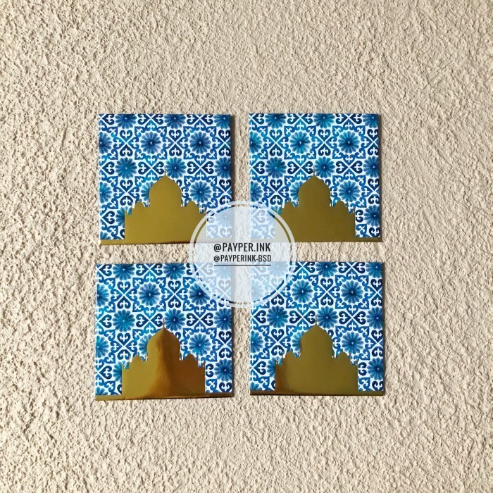 

Angpao Lebaran / Amplop Lebaran / Foil Emas / Masjid Biru 7 Pcs
