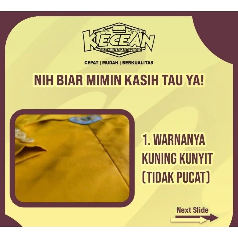 [MADE BY QUALITY] Jas IPM Nasional - Jas Ikatan Pelajar Muhammadiyah Satuan- Jas Almamater IPM