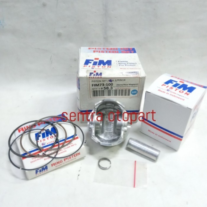 New Piston Seher Kit Megapro Monoshok Oversize 100 Original Fim Gratis Ongkir