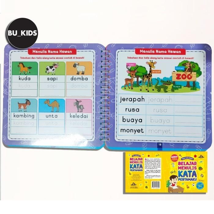 

Buku Wipe Clean Book Belajar Menulis Pertamaku Anak Paud Tk Best Seller