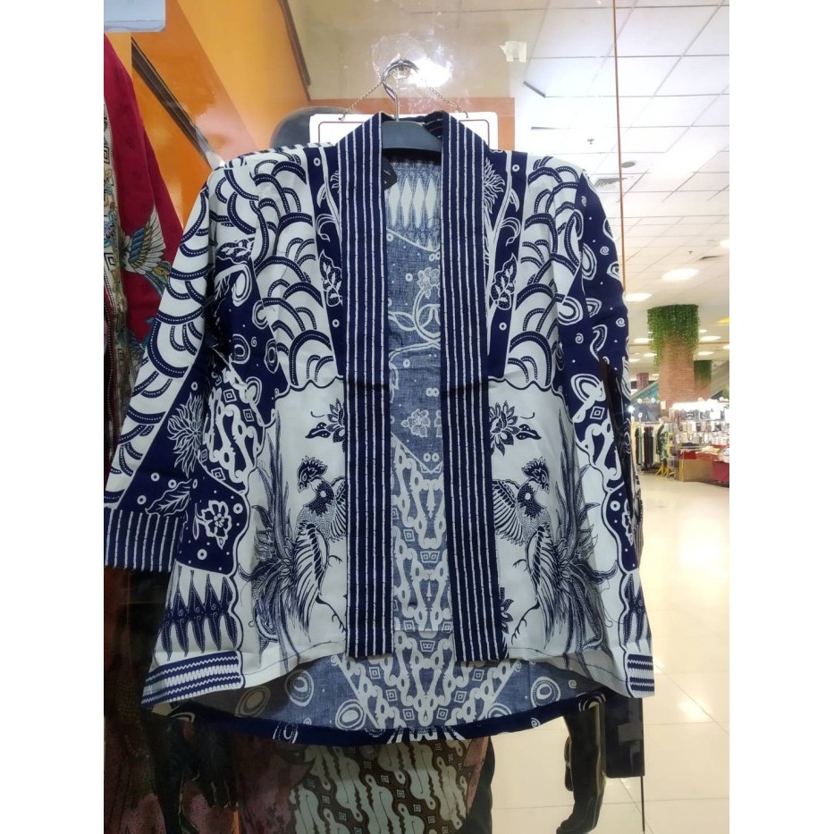 Dea Blazer Batik Wanita Outer Rompi Wanita Jumbo Jaket Luaran Couple
