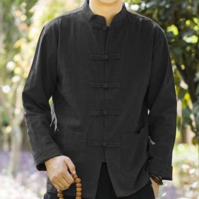 Terbaru Baju Atasan Koko Pria Lengan Panjang Koko Jinbun Ipman