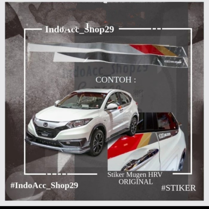 Stiker Mugen HRV ORIGINAL