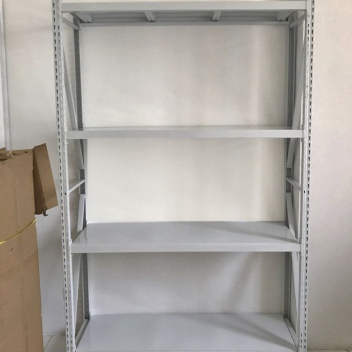 Rak Besi Gudang Multifungsi Beban 150Kg - P1200xL600xT3000 (Jointer) - 3 Tingkat