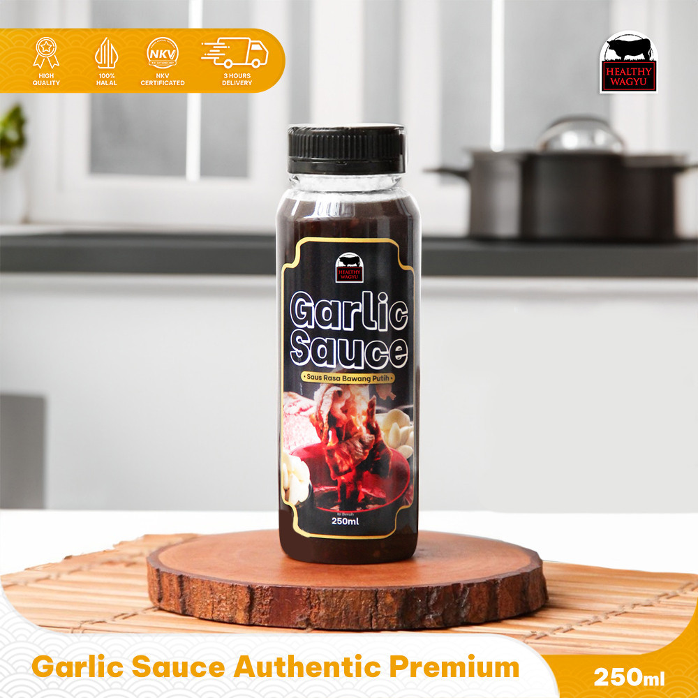 

Healthywagyu Garlic Sauce Halal 250 Ml