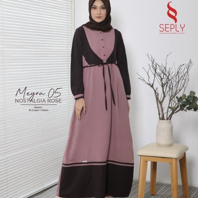 New Sale Gamis Seply Meyra 05 Pengiriman Cepat