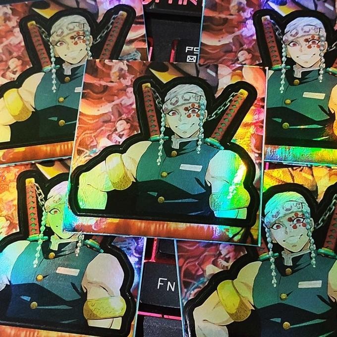 

STICKER STIKER HOLOGRAM ANIME -KIMETSU NO YAIBA TENGEN UZUI - STIKER SKIA OFFICIAL
