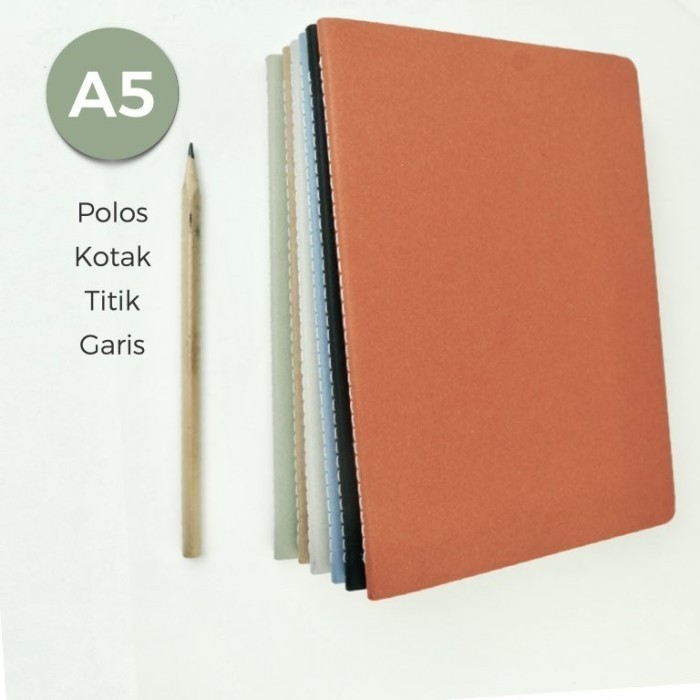

Sale!!! Notebook Simple Aesthetic Buku Tulis Catatan Kuliah A5 Jilid Jahit Isi Diskon