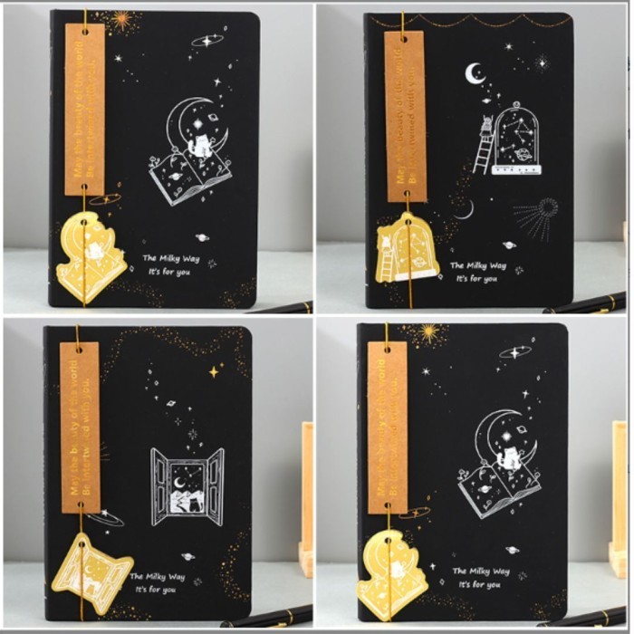 

Mantap Buku Hitam / Notebook Black Paper 32K Bergaransi