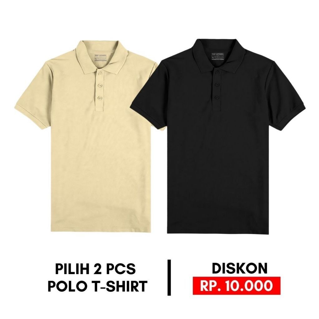 OUTFIT KOREAN STYLE NEW // Way cloth - Kaos Polo Polos Terkeren T-shirt pria premium kaos kerah pria